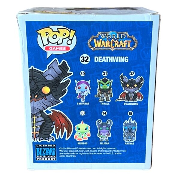 New in Box 6" Deathwing Funko Pop Vinyl Figure #32 World of Warcraft - Picture 3 of 8